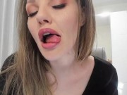 Quckie Tongue Vore Tease with Miss Honey Barefeet