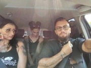 Ladymuffin And Tommy A Canaglia take Harley Sixx into the grove 2/16