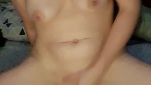 Horny MILF fucks dilo cum so hard