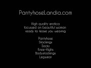 Melisa Mendini Black stockings tease Pantyhoselandia 14/16
