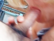 Blonde MILF loves sucking cock for hot cum 8/16