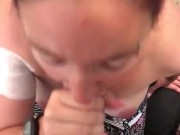 I love sucking dick and getting cum all over my mouth 12/16