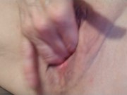 Cougar creams on fingers