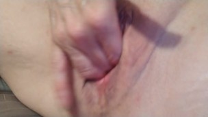 Cougar creams on fingers