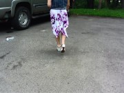 caught sexy milf at park and almost got caught as i nut in her pussy 11/16