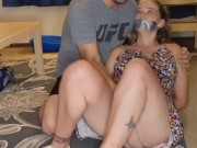 Girl duct taped and touched 14/16