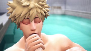 Hero's Bath Time - Midoriya x Bakugo - My Hero Academia 3D Animation Parody