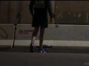 Eshay Almost Caught Risky Public Wank
