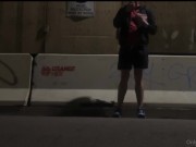 Eshay Almost Caught Risky Public Wank