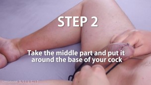 Cock And Ball Bondage Tutorial - Easy Guide How To Tie Cock & Balls With Shoelace & Satisfyer Orgasm
