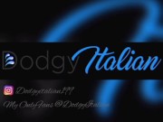 Preview: Big amateur italian cock, soft to hard, ball tied, male precum squirt. OF: @dodgyitalian 15/16