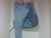 Gardening and cleaning off in the shower 14/16