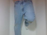 Gardening and cleaning off in the shower 3/16