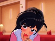 Chizuru blowjobs her new boyfriend (POV) (3d hentai) (rent a girlfriend)