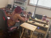 Daytime Sex In Office. Working from Home…HARDLY WORKING! Working when I’m Not working Work All Holes 3/16