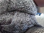 Part one unglitched, Arab BBW smokes in ripped legging 16/16