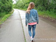 Сaught filming the video on the road
