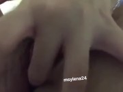 pinay di natiis magfinger at nilabasan