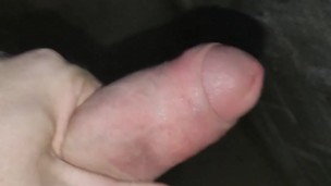 Pissing in my basement and wanking