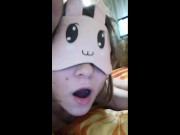 Малышка с шикарной попай очень кромко стонет в конце 15/16