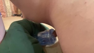 Hot Guy FUCKING Fleshlight Toy