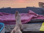 In wonderful weather, a magical sunset 10/16