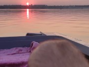 In wonderful weather, a magical sunset 2/16