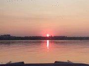 In wonderful weather, a magical sunset 4/16