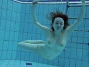 Big tits shaved babe Lada Poleshuk underwater