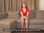 Defloration casting first time naked on camera Vera Funtik 4/16