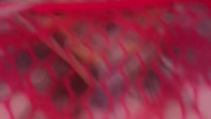 Hot milf in sexy red body stocking 