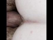 Face down, Ass Up. He fucks me on the couch and cums INSIDE ME! 10/16