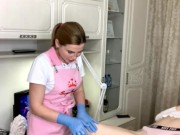 Pretty girl with very sexy legs and a gorgeous ass came for waxing 6/16