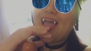 Naughty Wolf Worshiping and Nibbling Your Delicious Cock
