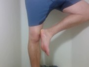 Almost didn't make it peeing in the shower 15/16