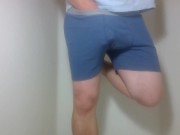 Almost didn't make it peeing in the shower 5/16