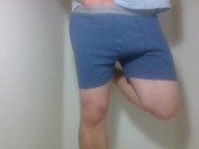 Almost didn't make it peeing in the shower 6/16