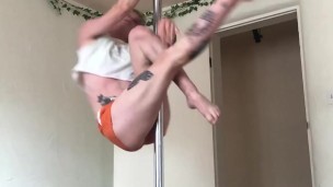 athletic ftm pole dancing - did i make u hard?