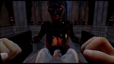 Citor3 Femdomination 2 3D VR game walkthrough 5: Collar Ceremony | blowjob femdom, latex, big tits