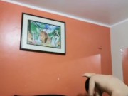 cojo por primera vez a mi vecina por detras, gime y le gusta 12/16