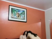 cojo por primera vez a mi vecina por detras, gime y le gusta 16/16