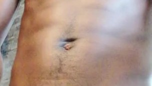 Jerk in bathroom 