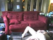 Deep Dicking on The Couch, Armrest, Floor, Cum Deep Inside Me 12/16