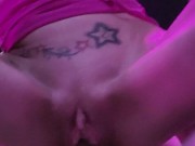 Petite female gets her shaved pussy pounded by husband 11/16