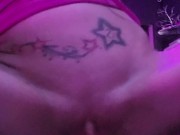 Petite female gets her shaved pussy pounded by husband 13/16