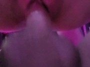 Petite female gets her shaved pussy pounded by husband 5/16