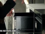 Hot Teacher anal strap on with her student 5/16