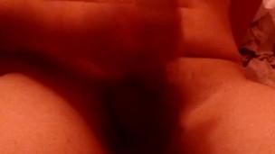 Jerk until drizzle cum on tummy