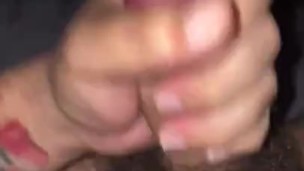 Jerking cum shot