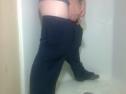 Pissing in a condom 2/16